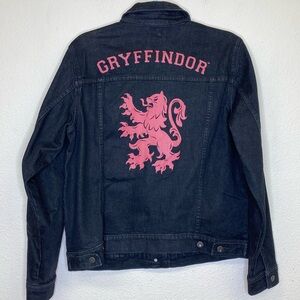 Harry Potter Gryffindor Denim Jacket Size Large